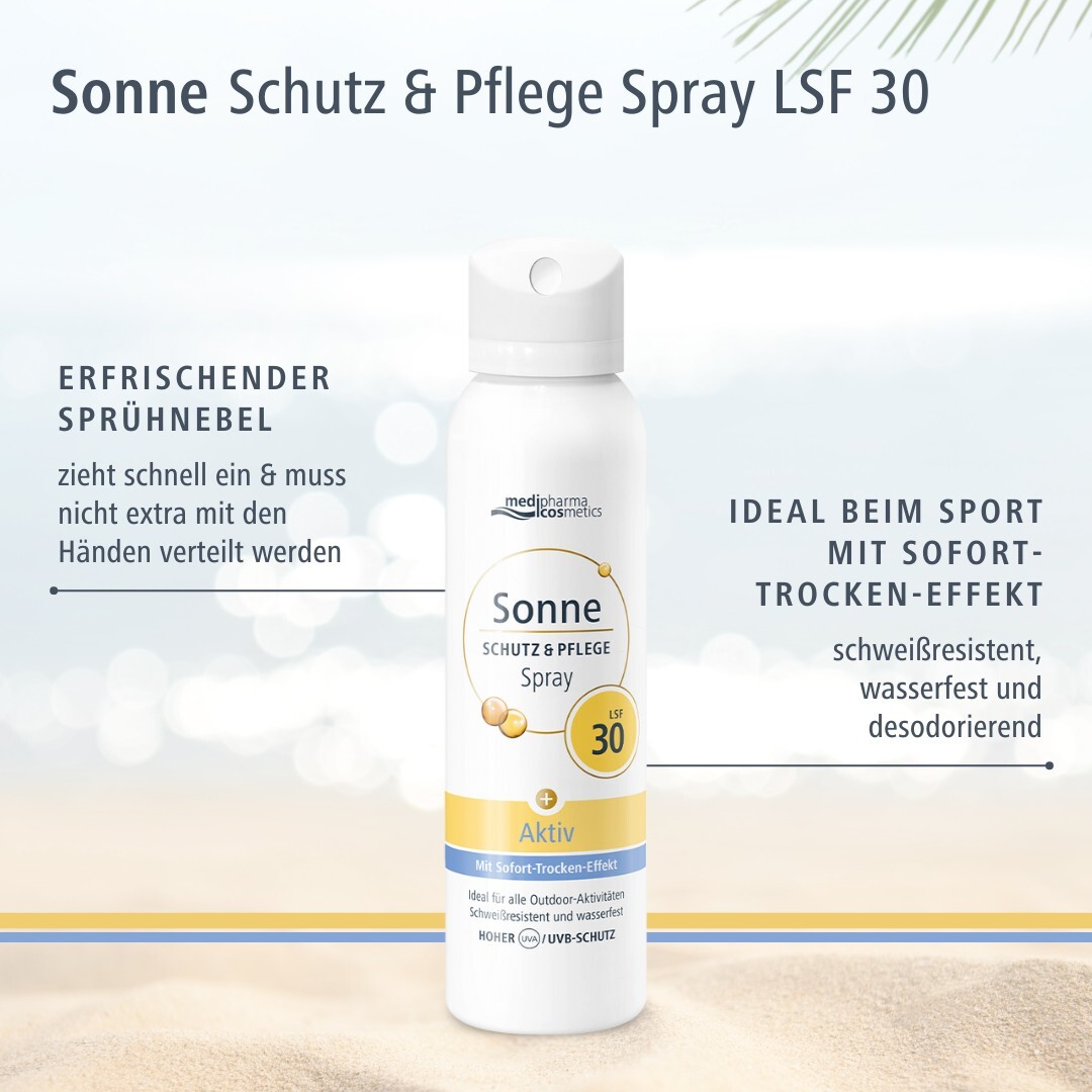 SONNE Schutz & Pflege Aktiv Spray LSF 30