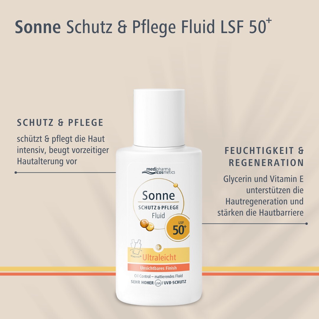 SONNE Schutz & Pflege Fluid LSF 50+